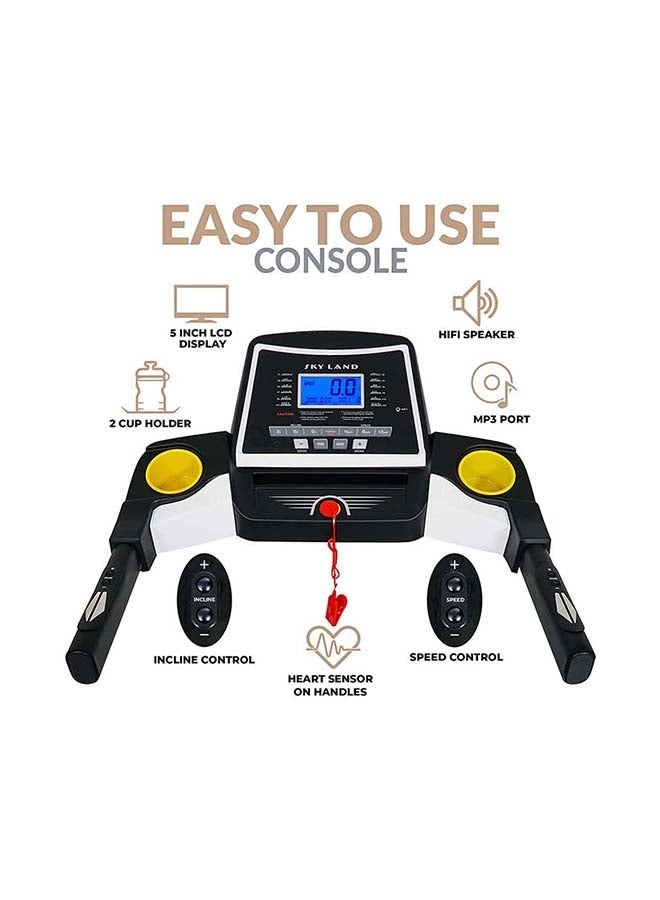 Sky Land LCD Display 2.0 HP Automatic Treadmill L 160 x W 60 x H 128 cmcm - Image 4