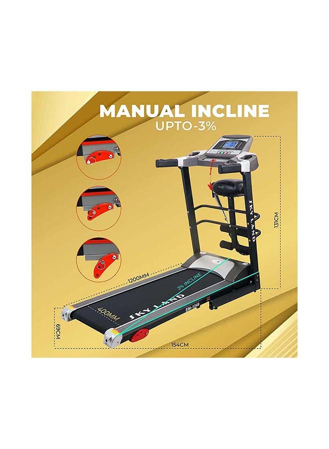 SkyLand - 4HP Peak DC Motor Treadmill With Massager & Speaker EM-1249-3-yr Motor & Lifetime Frame Warranty - Image 1