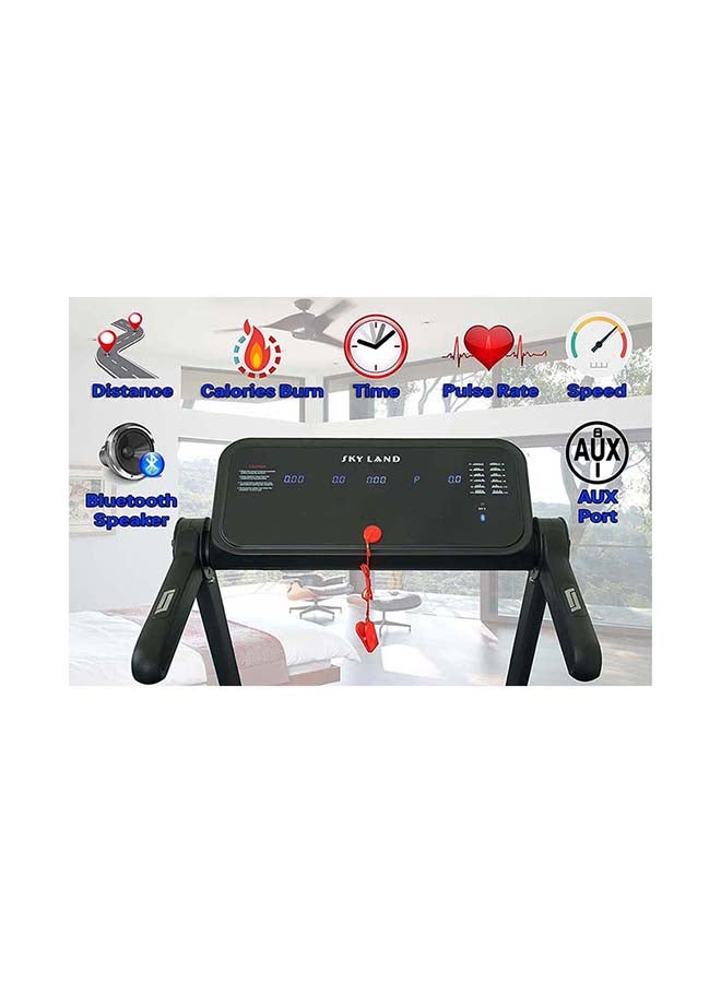 سكاي لاند جهاز جري كهربائي قابل للطي ومثبت مسبقًا للاستخدام المنزلي مزود بتقنية البلوتوث - Image 3