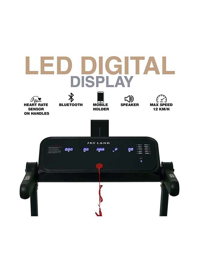 سكاي لاند جهاز جري كهربائي قابل للطي ومثبت مسبقًا للاستخدام المنزلي مزود بتقنية البلوتوث - Image 4