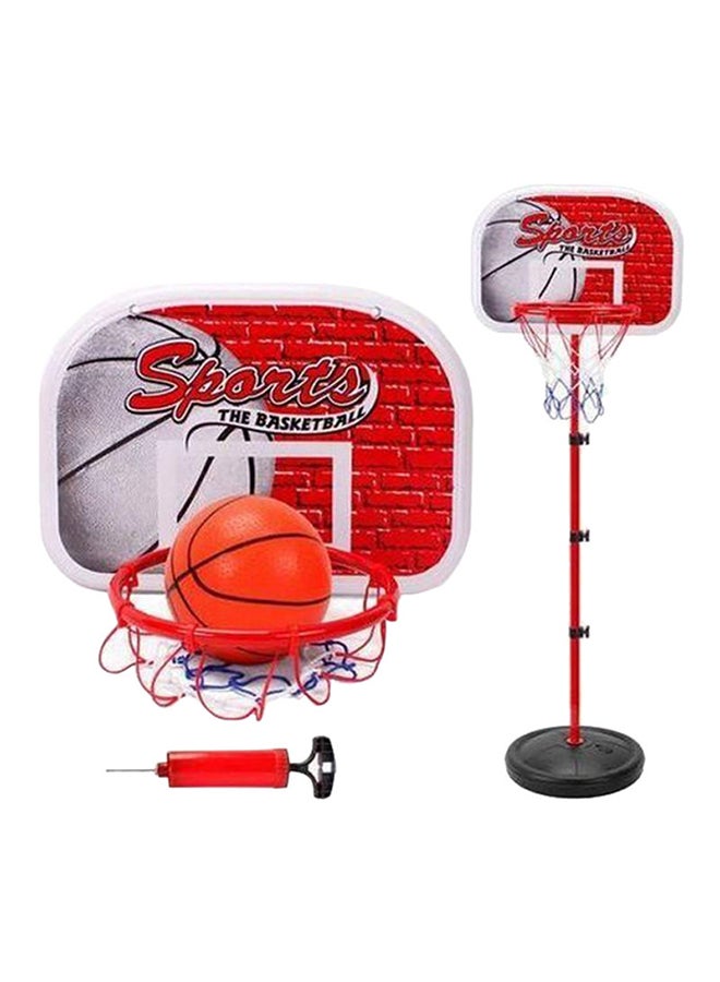 Portable Adjustable Indoor Outdoor Easy Assembled Basketball Stand With Ball