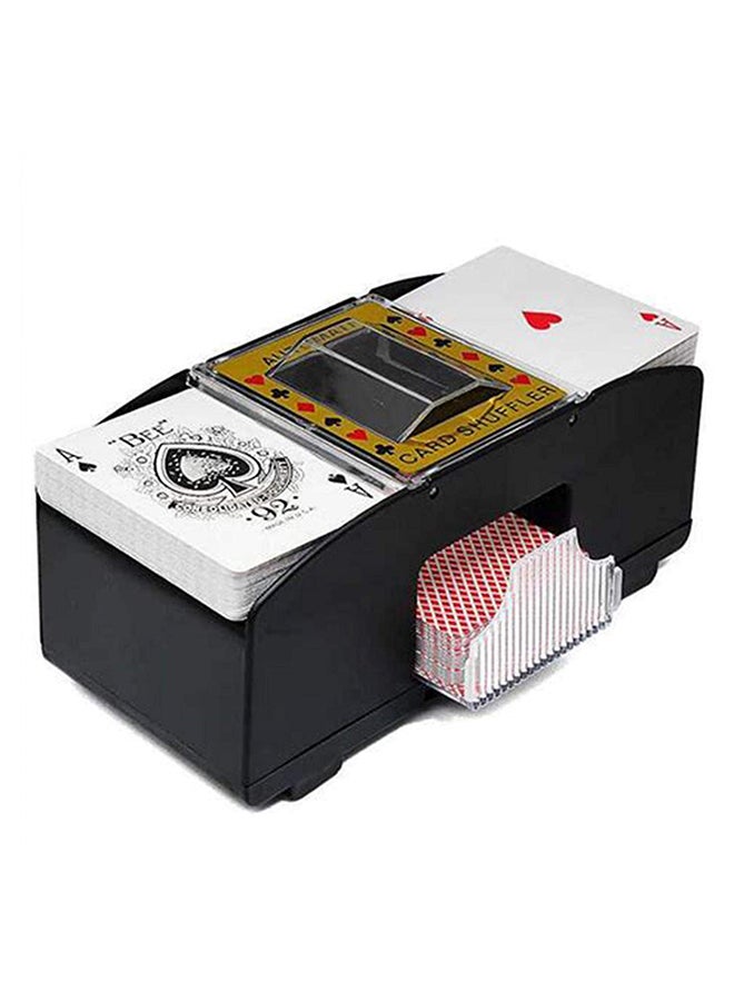 Plastic 2 Decks Automatic Card Shuffling Machine Dispenser 21.3x20.6x11.7cm - v1634645938/N15686889A_6