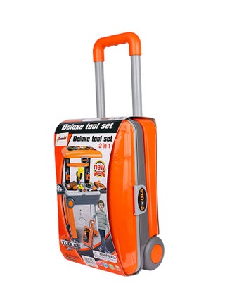 2-In-1 Exceptional Quality Deluxe Trolley Playset For Kids, Orange/Grey/Black 15.40x9.60x5.30inch - v1634645948/N18198164A_1