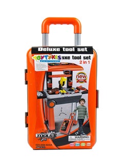 Chamdol 2-In-1 Exceptional Quality Deluxe Trolley Playset For Kids, Orange/Grey/Black 15.40x9.60x5.30inch  - Image 2
