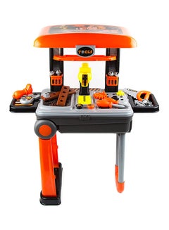 Chamdol 2-In-1 Exceptional Quality Deluxe Trolley Playset For Kids, Orange/Grey/Black 15.40x9.60x5.30inch  - Image 3