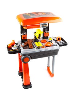 Chamdol 2-In-1 Exceptional Quality Deluxe Trolley Playset For Kids, Orange/Grey/Black 15.40x9.60x5.30inch  - Image 4