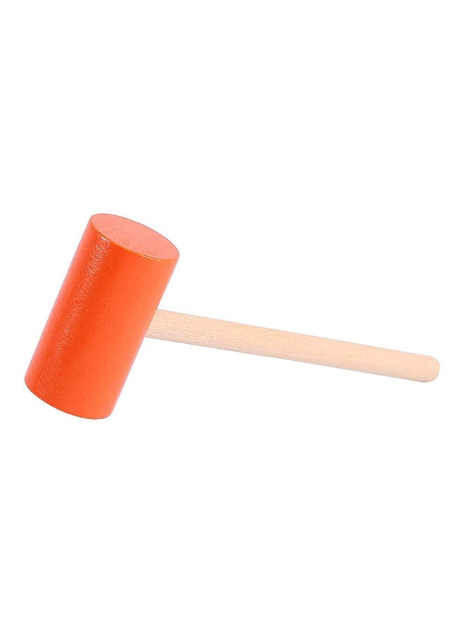 Generic - Classic Bright Colourful Grasping Handle Wooden Hammering Ball Game Box For Kids 10x10x10cm - Image 1