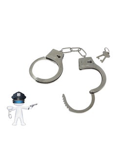 Generic Children Pretend Play Metal Toy Realistic Authentic Detailing Handcuffs With 2 Keys cmcm  - Image 5