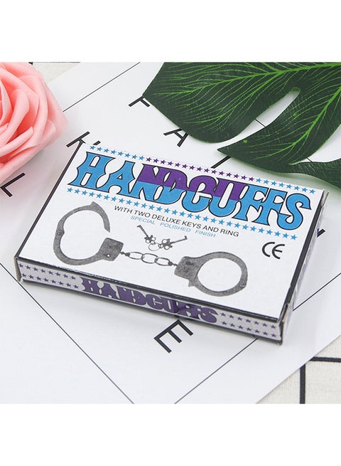 Children Pretend Play Metal Toy Realistic Authentic Detailing Handcuffs With 2 Keys cmcm