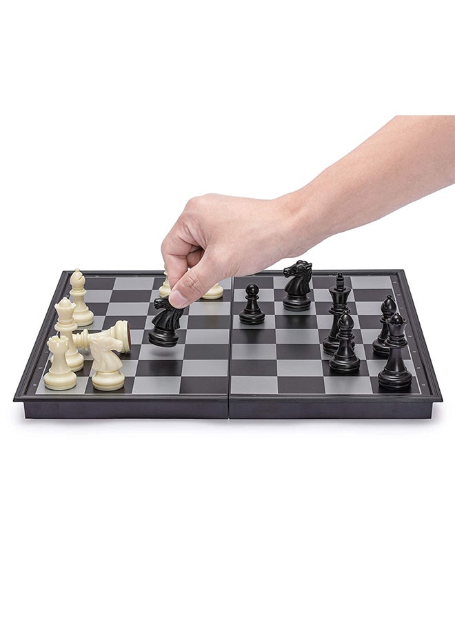 Generic - Classic Magnetic Foldable And Portable Chess Set With Board, Multicolour - Image 1