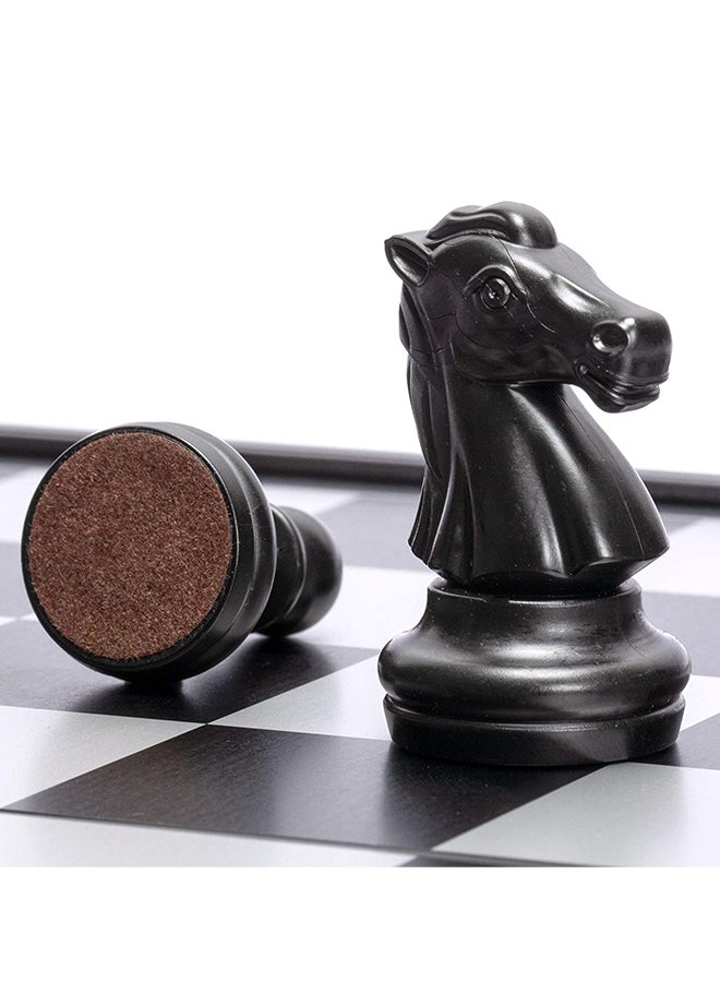 Generic - Classic Magnetic Foldable And Portable Chess Set With Board, Multicolour - Image 1