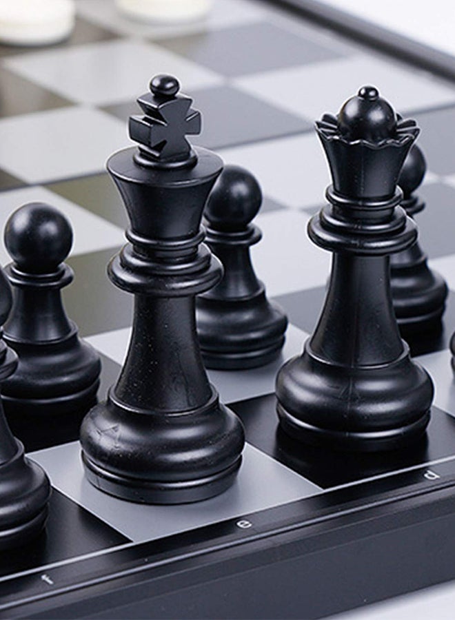 null - Foldable Portable Lightweight Compact Fun Loving Magnetic Travel Chess Set - Image 1