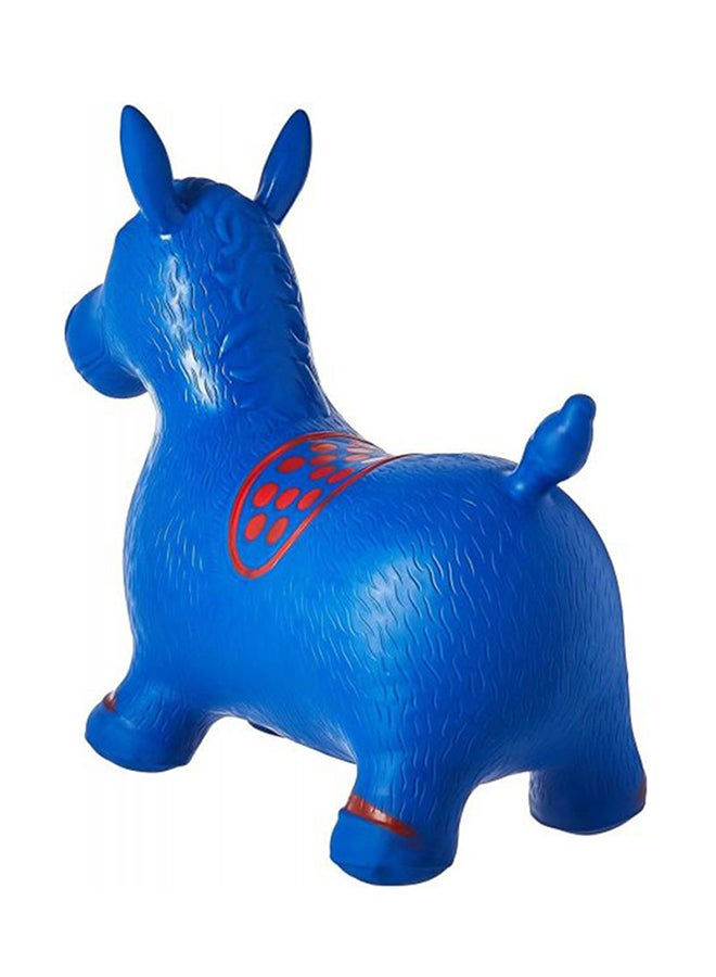 Generic - Horse Hopper Inflatable Jumping And Ride-On Bouncing Toy For Kids, Blue - Image 1