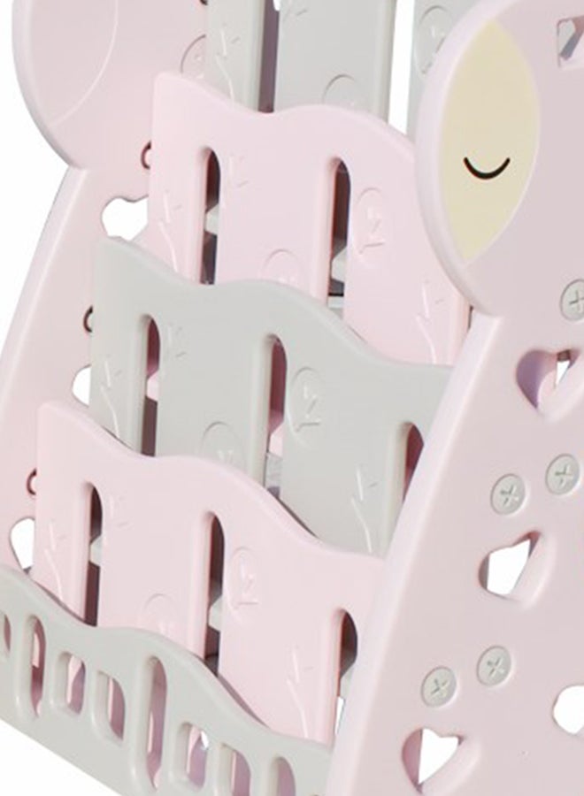 Baby love Simple And Stylish Strong Capacity Giraffe Book Shel For Kids 9Kg, Pink 95x65x33cm  - Image 2