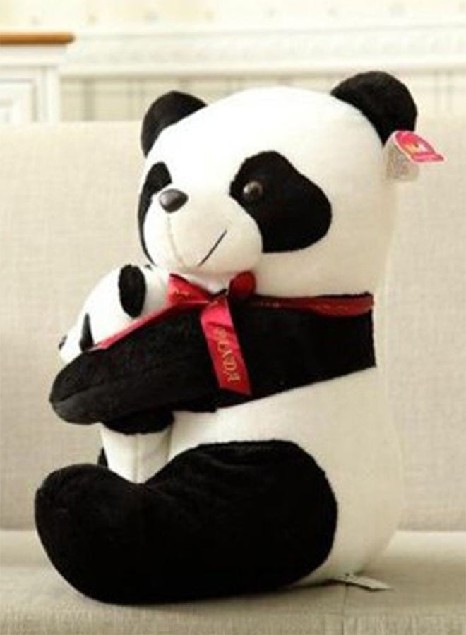 Beauenty - Giant Panda With Baby Panda Stuffed Plush Toy 16Inch In Washable Velvet Fabric 50x30x20cm - Image 1