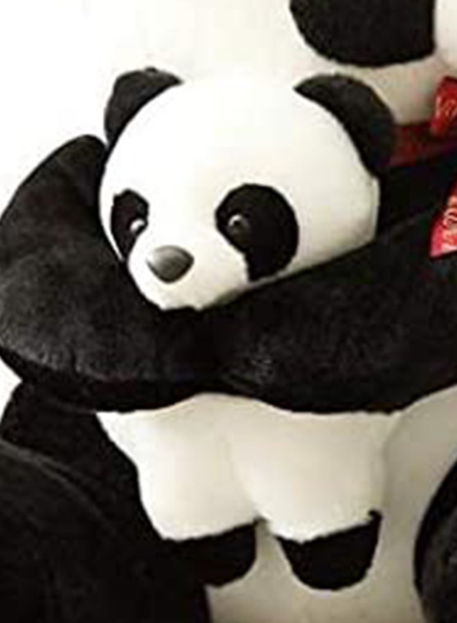 Beauenty - Giant Panda With Baby Panda Stuffed Plush Toy 16Inch In Washable Velvet Fabric 50x30x20cm - Image 1