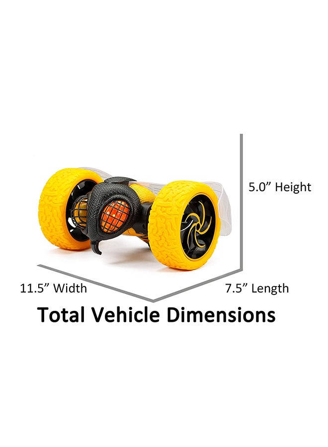 New Bright - Crazy Stunt Action Ready To Run Wild Flip Rc Tumble Bee With Remote Control 7.5x11.5x5inch - Image 1