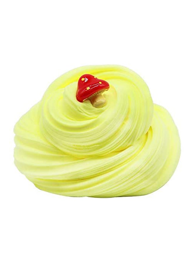 4-Piece Fluffy Slime Stress Relieving Safe Non-Toxic Fruits Clay Toy Set
