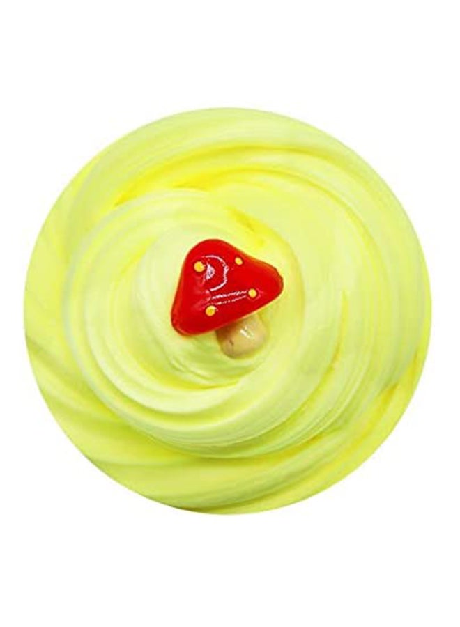 4-Piece Fluffy Slime Stress Relieving Safe Non-Toxic Fruits Clay Toy Set