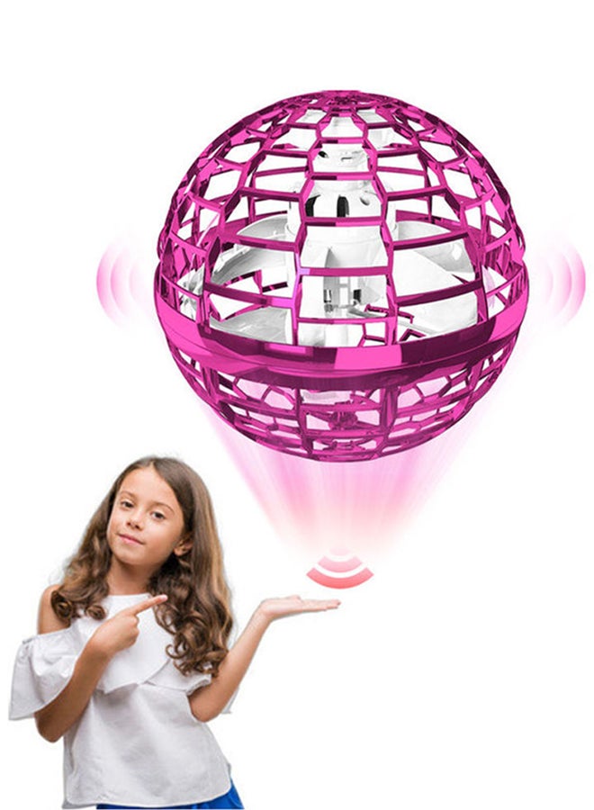 Generic Lightweight Rechargeable And Portable Flynova Pro Coolest Flying Ball For Kids, Pink 10.4x10.2x10.2cm  - Image 2