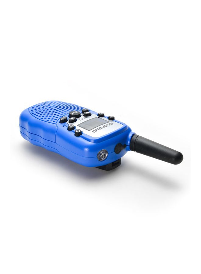 Generic - 2-Piece T-3 Walkie Talkie Set 14Cm Requires 1Aaa Batteries Blue Color For 7+ Years Age Group Kids 14cm - Image 1