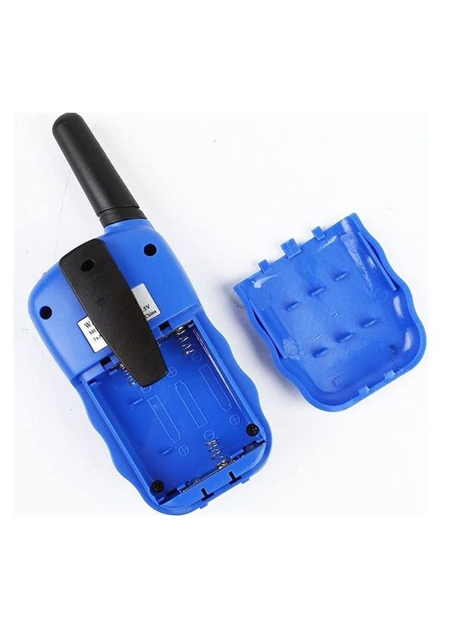 Generic - 2-Piece T-3 Walkie Talkie Set 14Cm Requires 1Aaa Batteries Blue Color For 7+ Years Age Group Kids 14cm - Image 1