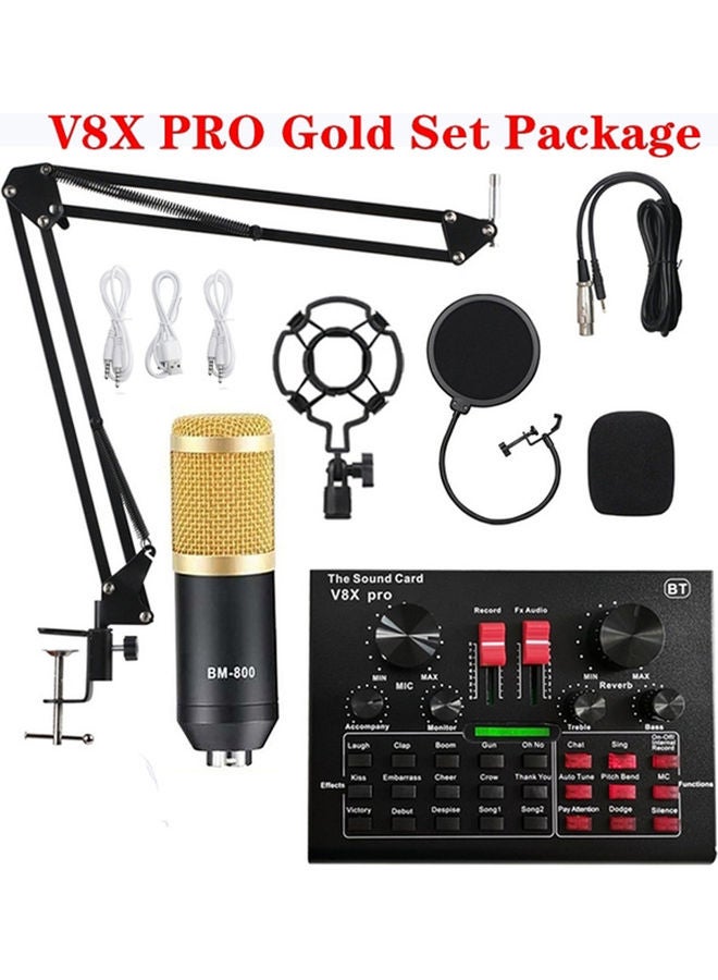 Arabest Studio Recording Professional Sound Card Microphone Set Muticolour  - Image 2