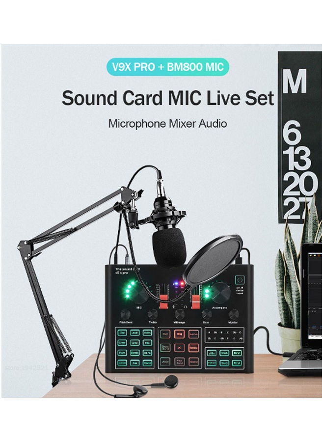 Arabest - Studio Recording Professional Sound Card Microphone Set PSM-Mic07 Muticolour - Image 1