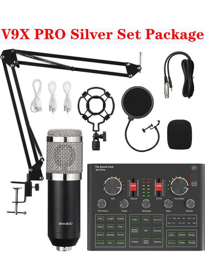 Arabest - Studio Recording Professional Sound Card Microphone Set PSM-Mic08 Muticolour - Image 1
