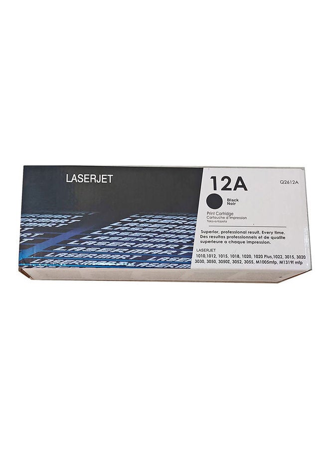 خرطوشة حبر متوافقة مع طابعة إتش بي طراز 12A (Q2612A) أسود 