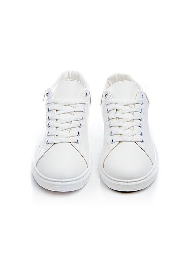 Desert Basic Laceup Sneakers White - Image 4