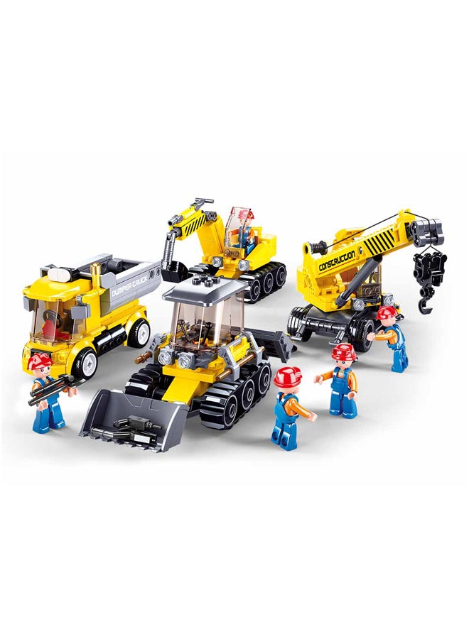 Sluban M38-B0810 465-Piece Non-Toxic Town Construction Building Set, Multicolour 465 6+ Years - Image 3