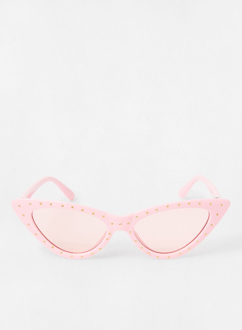 Reserved Girls' Diamante Cat Eye Sunglasses - Image 1