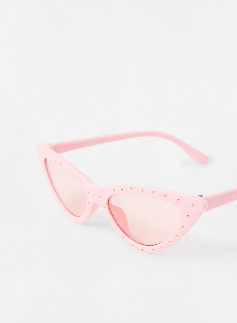 Reserved Girls' Diamante Cat Eye Sunglasses - Image 3