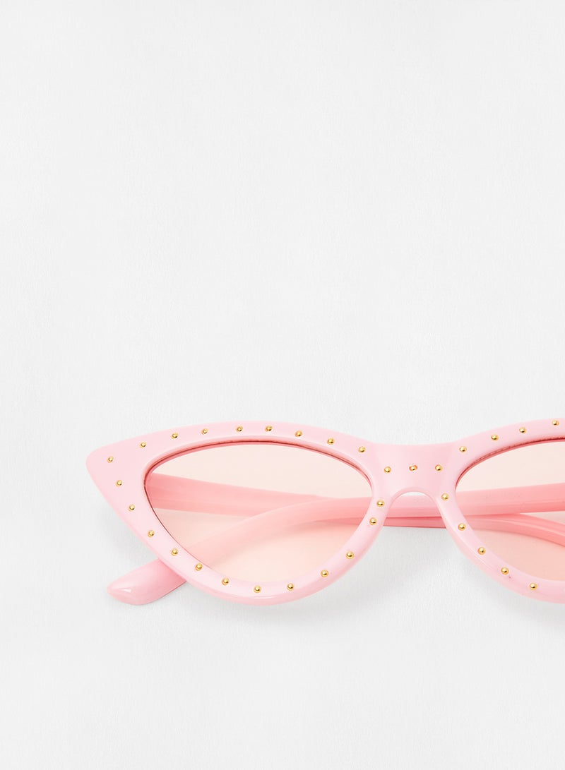 Reserved Girls' Diamante Cat Eye Sunglasses - Image 4