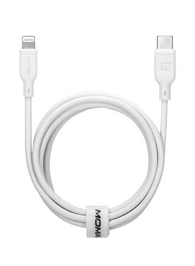 Momax - Zero Lightning To Type-C Cable White - Image 1