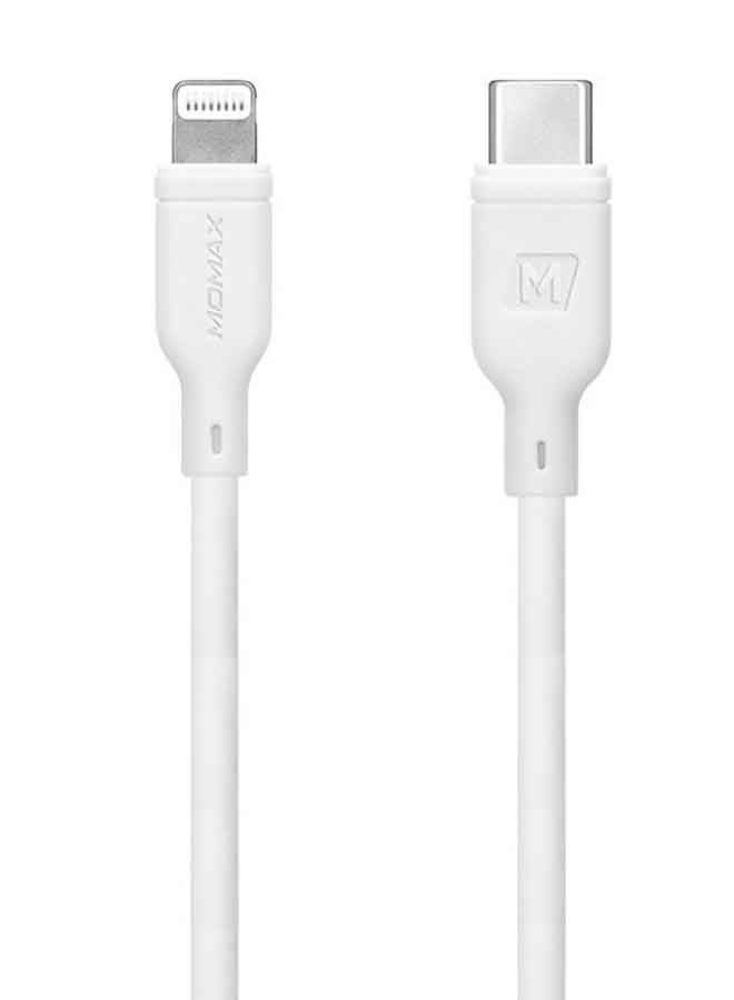 Momax - Zero Lightning To Type-C Cable White - Image 1