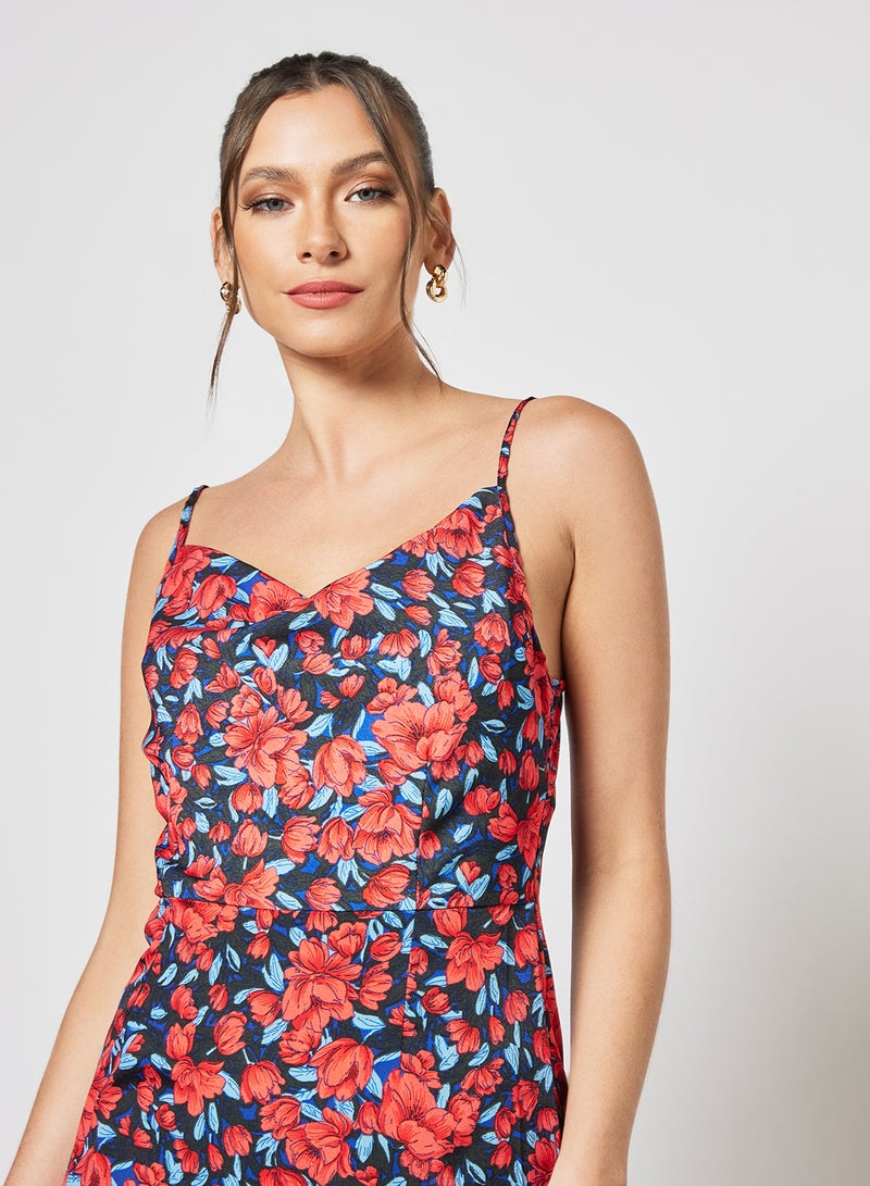 LABEL RAIL - Floral Cami Dress Multicolour - Image 1