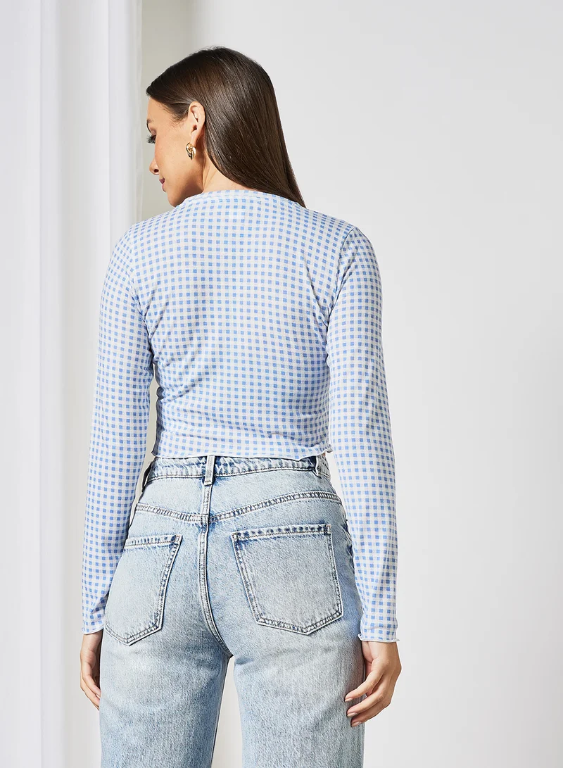 LABEL RAIL Checkered Top