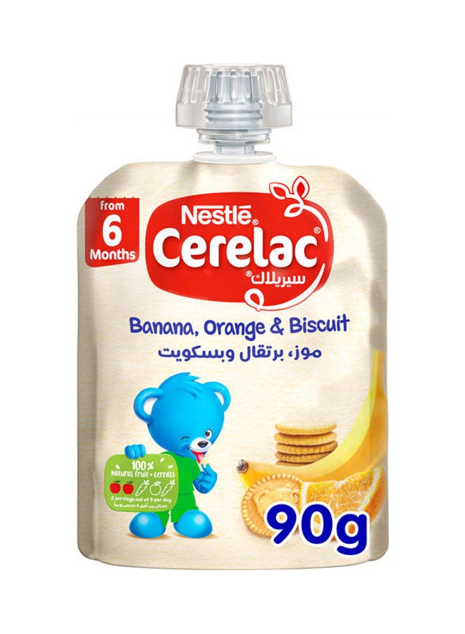 Cerelac Puree Banana, Orange, and Biscuit Pure 90grams - v1634681756/N51449439A_1