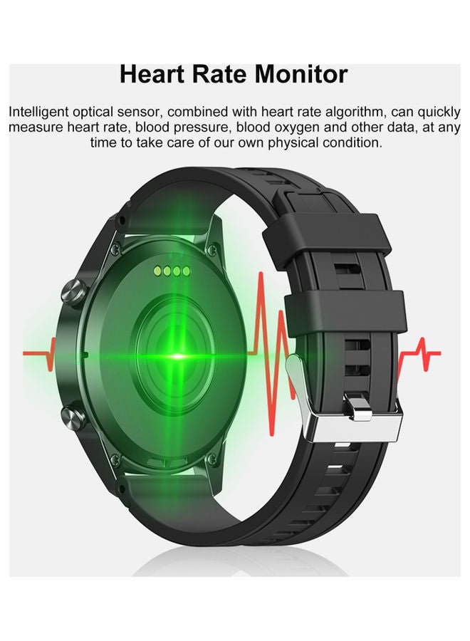TM02 Heart Rate Monitoring Smart Watch Black - Image 3