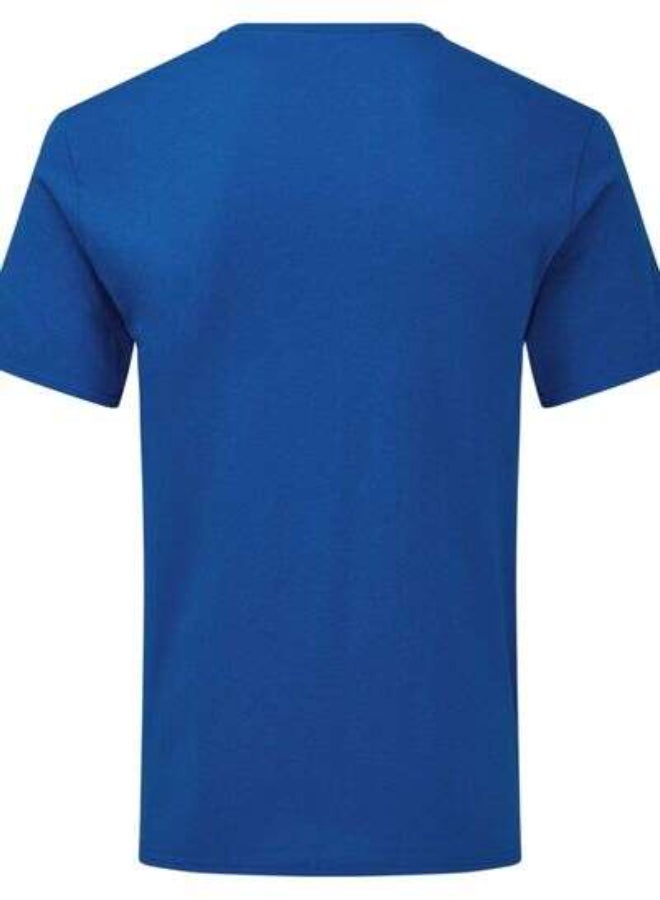 FRUIT OF THE LOOM Iconic 150 V-Neck T-Shirt Royal Blue  - Image 3
