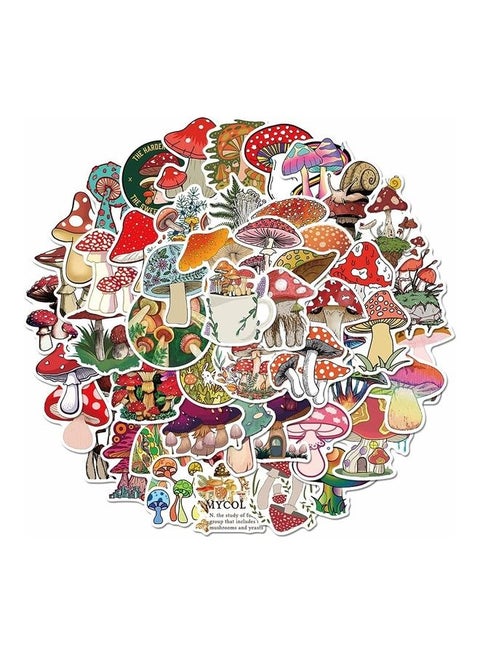 50-Piece Cool Waterproof Vinyl Sticker Set 5 x 7cm