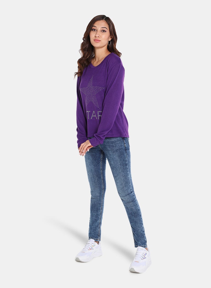 Pop-Over Pullover Purple - v1634712342/N49800693V_3