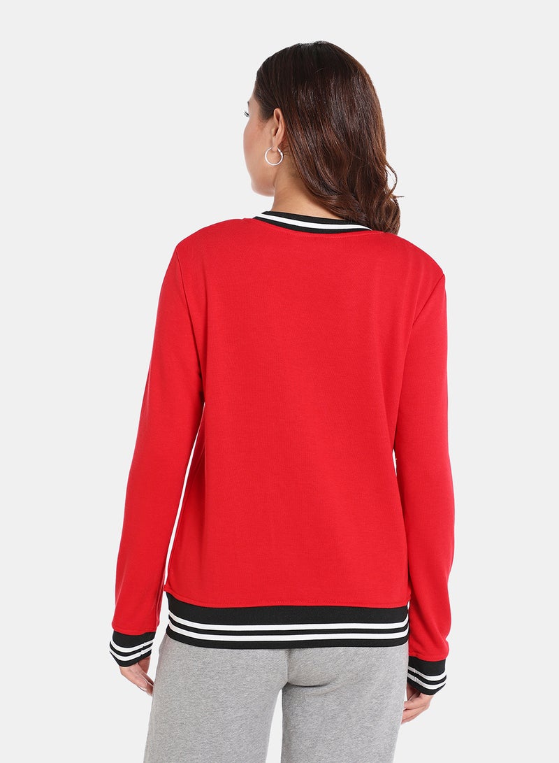 DRIP - Pop-Over Pullover Red - Image 1