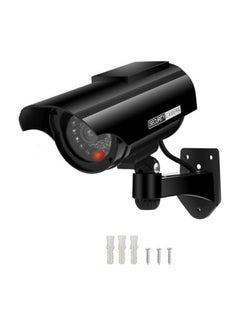 TOMVISION Solar Powered Bullet Dummy Surveillance Camera Black  - Image 1