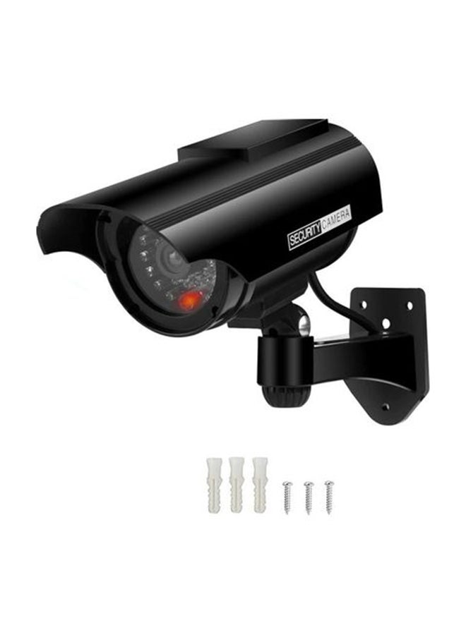 TOMVISION - Solar Powered Bullet Dummy Surveillance Camera Black - Image 1