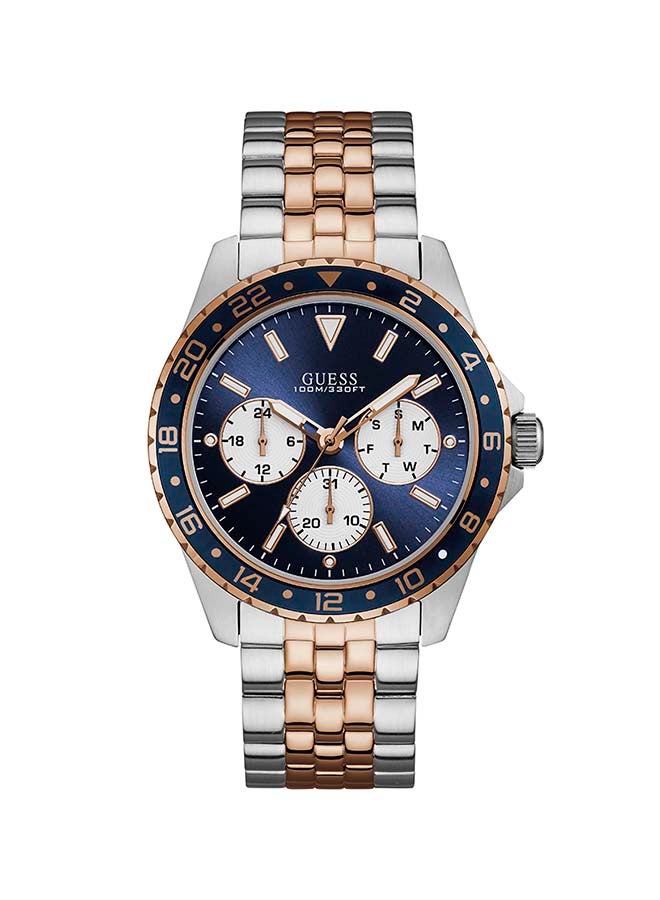 جس ساعة يد بعقارب ومقاومة للماء طراز W1107G3 للرجال - Image 1