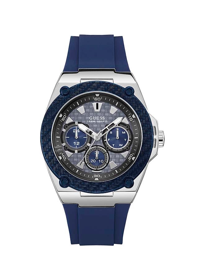 جس ساعة يد كوارتز كرونوغراف بتصميم دائري طراز W1049G1 للرجال - Image 1