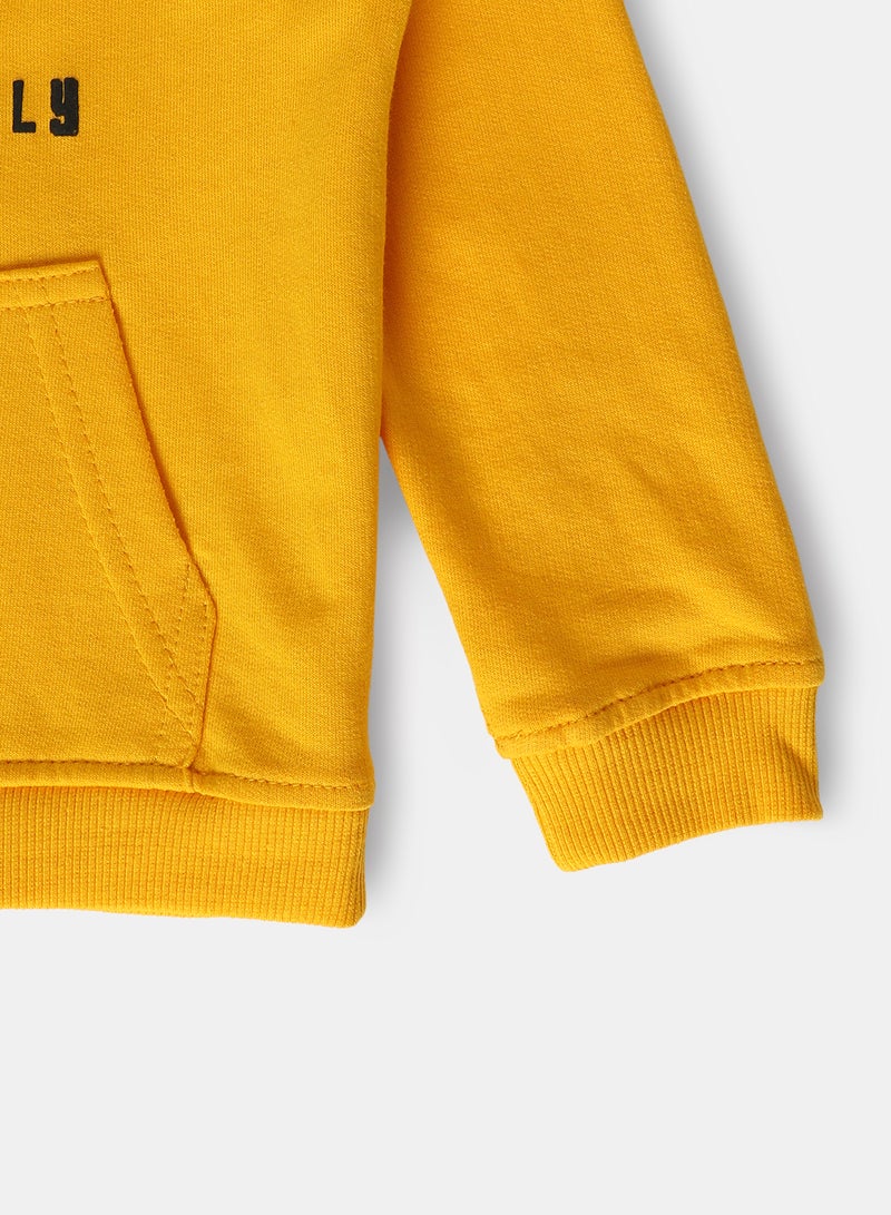 Zarafa Baby Boys Hoodie Butter Yellow  - Image 3